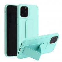 Husă cu funcție suport / mâner pentru iPhone 12 Pro Max - mentol