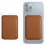Buzunar magnetic pentru card pentru iPhone - maro