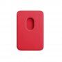 Buzunar magnetic pentru card pentru iPhone - roşu