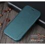 X-Level husă flip din piele cu suport pentru iPhone 12 / 12 Pro - verde