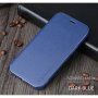X-Level husă flip din piele cu suport pentru iPhone 12 / 12 Pro - albastru
