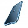 Luphie ramă metalică de protecție pentru iPhone 12 / 12 Pro - albastru