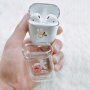 Husă tare și transparentă pentru AirPods 1 / 2 - brad de Crăciun