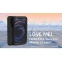 Love Mei carcasă foarte rezistentă la șoc/apă/praf pentru iPhone 12 mini - negru