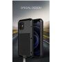 Love Mei carcasă foarte rezistentă la șoc/apă/praf pentru iPhone 12 mini - negru