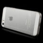 Husă ultra subţire 0,5 mm, pentru Apple iPhone 5 / 5S / SE (2016) – gri
