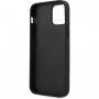 Guess V Quilted carcasă pentru iPhone 12 Pro Max - negru