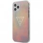 Guess T&D Gold Triangle carcasă pentru iPhone 12 Pro Max - roz
