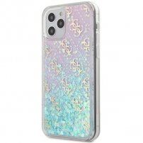 Guess 4G Liquid Glitter carcasă schimbătoare pentru iPhone 12 Pro Max - naturală
