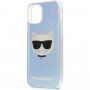 Karl Lagerfeld Choupette Head carcasă schimbătoare pentru iPhone 12 mini - curcubeu