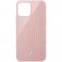 Native Union Clic Canvas carcasă pentru iPhone 12 Pro Max - roz