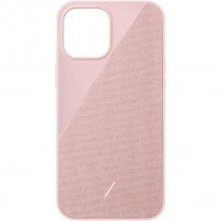 Native Union Clic Canvas carcasă pentru iPhone 12 Pro Max - roz