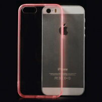 Husă ultra subţire 0,5 mm, pentru Apple iPhone 5 / 5S / SE (2016) – roşie