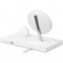 Belkin Boost Charge 2in1 stație de încărcare wireless 7.5W pentru iPhone / Apple Watch - alb