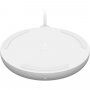 Belkin Boost Charge 15W încărcător rotund wireless - cu adaptor pentru iPhone - alb
