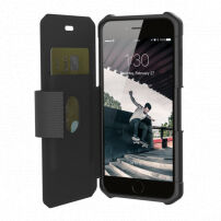 Carcasă flip UAG Metropolis, extrem de rezistentă, iPhone 6S Plus / 7 Plus - negru