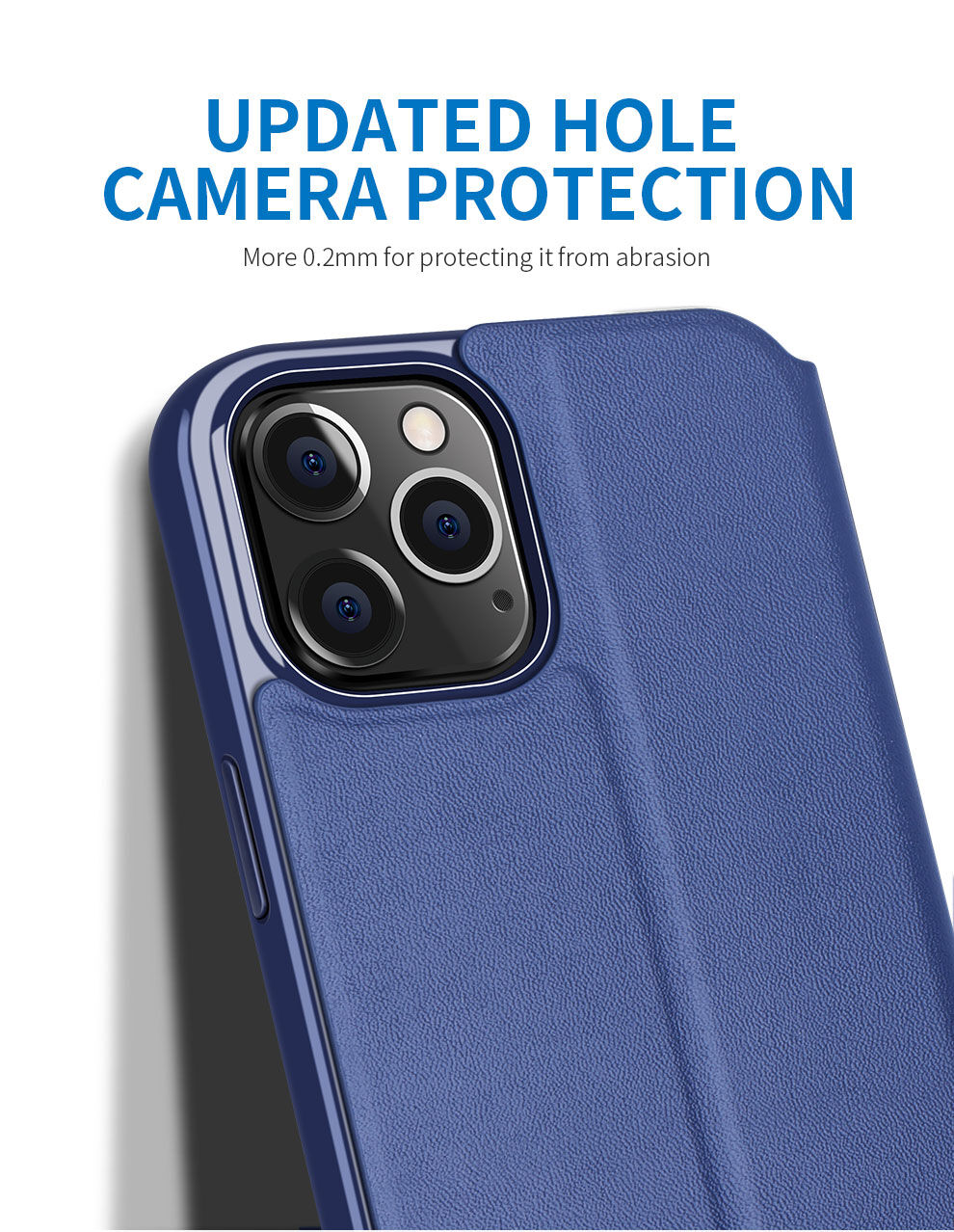 X-Level husă flip din piele cu suport pentru iPhone 12 / 12 Pro - negru X-Level husă flip din piele cu suport pentru iPhone 12 / 12 Pro - negru