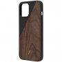 Native Union Clic Wooden carcasă din lemn pentru iPhone 12 Pro Max - maro-negru