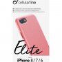 Cellularline Elite carcasă din piele PU pentru iPhone 6 / 7 / 8 / SE (2020/2022) - portocaliu