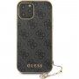 Guess 4G Charms carcasă pentru iPhone 12 Pro Max - gri