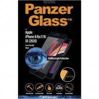 PanzerGlass Edge-to-Edge 2.5D sticlă securizată pentru protecția ochilor iPhone 6 / 6S / 7 / 8 / SE (2020/2022) - negru