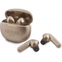 Guess True Wireless căști wiresells cu carcasă încărcare pentru dispozitivele Apple - auriu