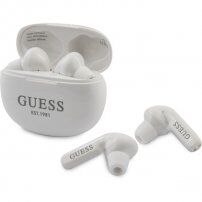 Guess True Wireless căști wireless cu carcasă de încărcare pentru dispozitivele Apple - alb