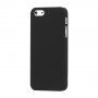 Carcasă mată din cauciuc pentru iPhone 5 / 5S / SE (2016) - negru