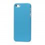Carcasă mată din cauciuc pentru iPhone 5 / 5S / SE (2016) - albastru deschis