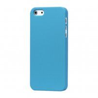 Carcasă mată din cauciuc pentru iPhone 5 / 5S / SE (2016) - albastru deschis