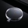 Carcasă de protecție pentru încărcător wireless Apple MagSafe din plastic tare - transparent