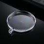 Carcasă de protecție pentru încărcător wireless Apple MagSafe din plastic tare - transparent