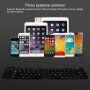 Tastatură wireless de călătorie pliabilă pentru iPhone / iPad - argintiu