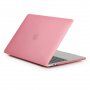 Husă transparentă mată pentru MacBook Pro 15" (A1707 / A1990) - roz