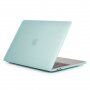 Husă transparentă mată pentru MacBook Pro 15" (A1707 / A1990) - verde pastel