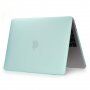 Husă transparentă mată pentru MacBook Pro 15" (A1707 / A1990) - verde pastel