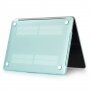 Husă transparentă mată pentru MacBook Pro 15" (A1707 / A1990) - verde pastel