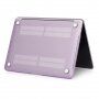Husă transparentă mată pentru MacBook Pro 15" (A1707 / A1990) - violet