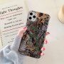 Carcasă din plastic moale cu model camuflaj pentru iPhone 12 mini - frunze căzute