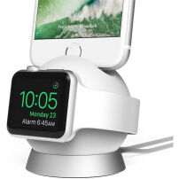 Stativ încărcător iOttie OmniBolt, pentru Apple Watch / iPhone - alb