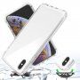 Husă transparentă în două tonuri, rezistentă la șocuri pentru iPhone XS Max - negru