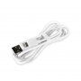 Cablu USB-A / Lightning de sincronizare şi de încărcare, pentru iPhone / iPad / iPod / AirPods - 1 m - alb