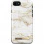iDeal of Sweden Golden Pearl Marble carcasă pentru iPhone 6 / 6S / 7 / 8 / SE (2020/2022) - alb
