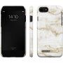 iDeal of Sweden Golden Pearl Marble carcasă pentru iPhone 6 / 6S / 7 / 8 / SE (2020/2022) - alb