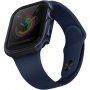 Uniq Valencia husă din metal pentru Apple Watch 40mm - albastru