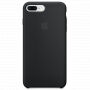 Carcasă originală din silicon, pentru Apple iPhone 8 Plus / 7 Plus - negru