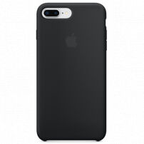 Carcasă originală din silicon, pentru Apple iPhone 8 Plus / 7 Plus - negru