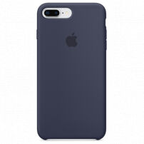 Carcasă originală din silicon, pentru Apple iPhone 8 Plus / 7 Plus - albastru nocturn