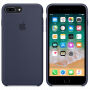 Carcasă originală din silicon, pentru Apple iPhone 8 Plus / 7 Plus - albastru nocturn