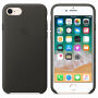 Husă originală din piele, pentru Apple iPhone SE (2020/2022) / 8 / 7 - gri carbon